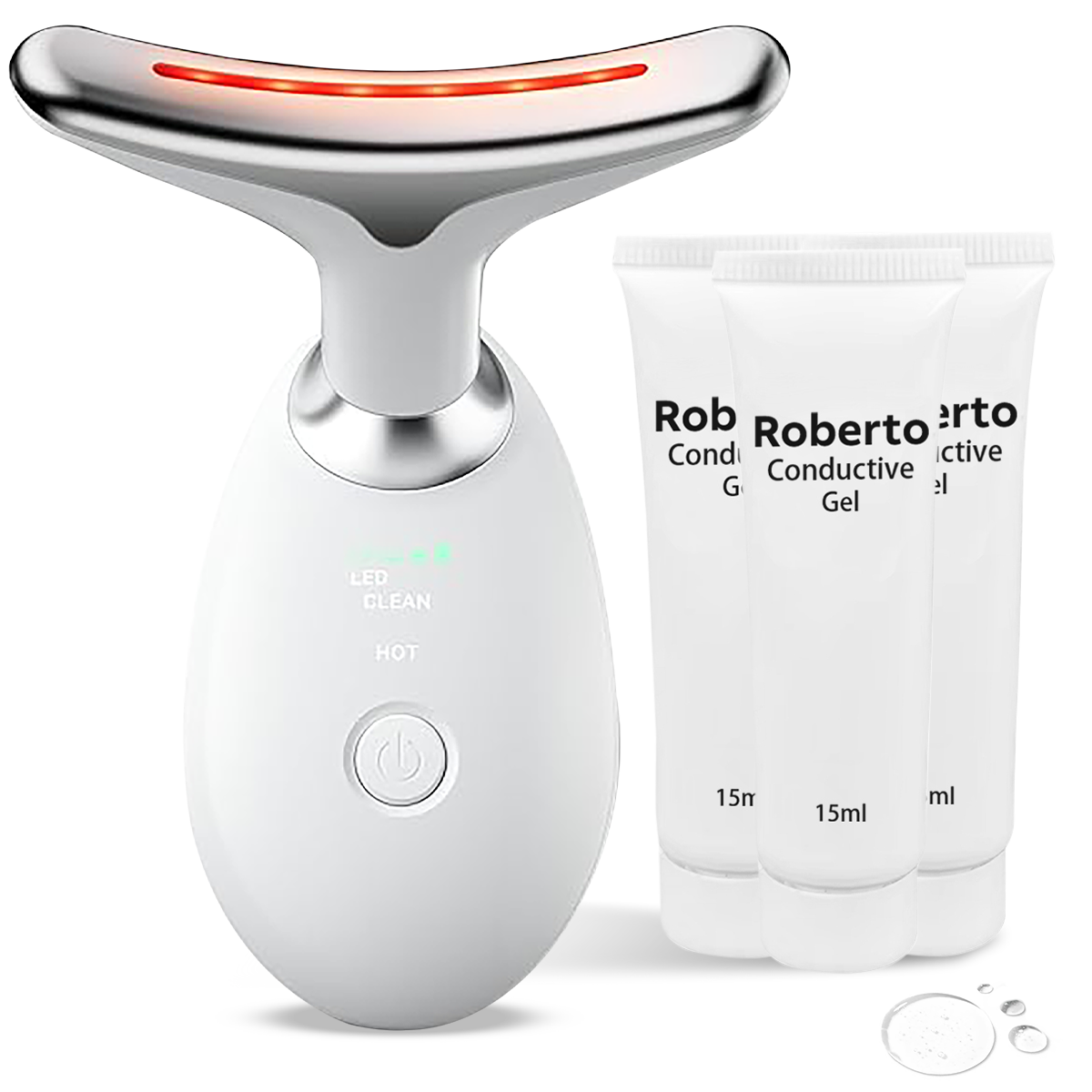 Roberto™ Skin Device + 3 Conducting Gels
