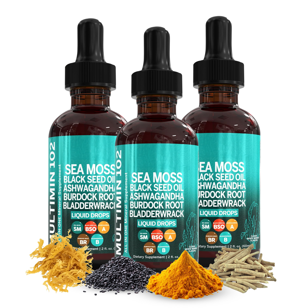 Roberto™ Sea Moss Multimineral Liquid Drops
