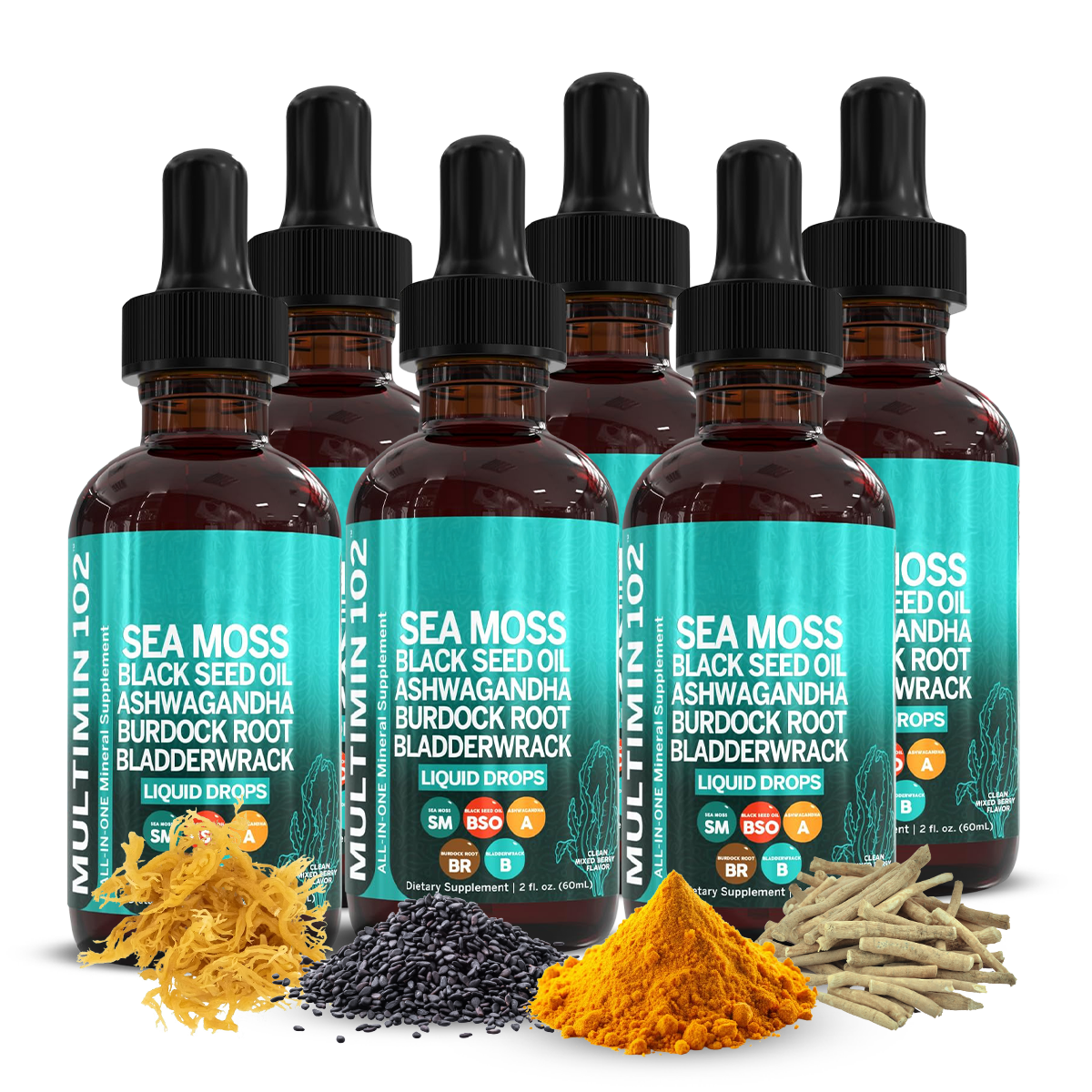 Roberto™ Sea Moss Multimineral Liquid Drops